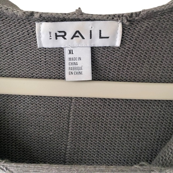 THE RAIL Distressed Washed Hooded Sweater I Size: XL - Picture 7 of 11